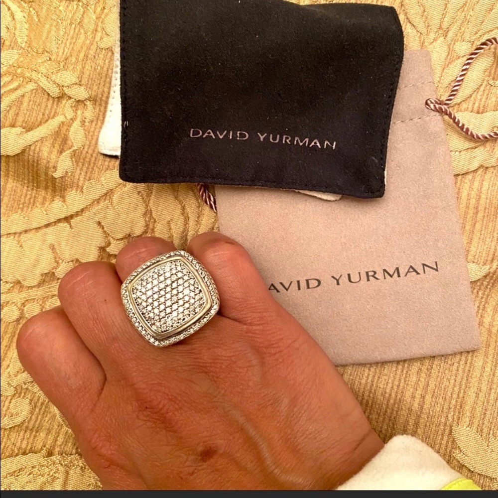 David Yurman Unisex Albion 20mm (1x1) pave diamond